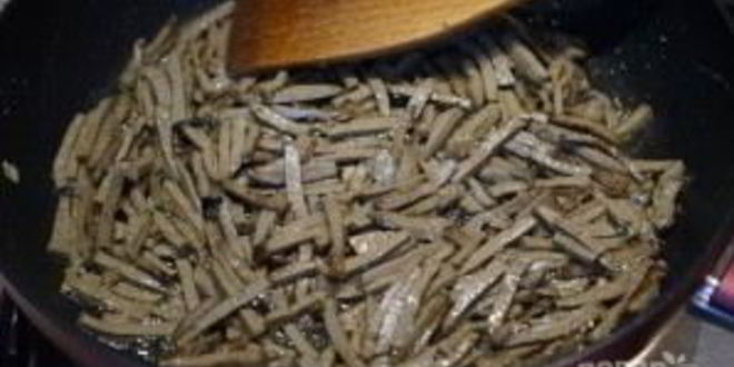 Рецепт салата из печени говяжьей