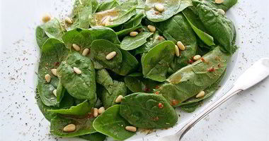 Рецепт Салата из шпината