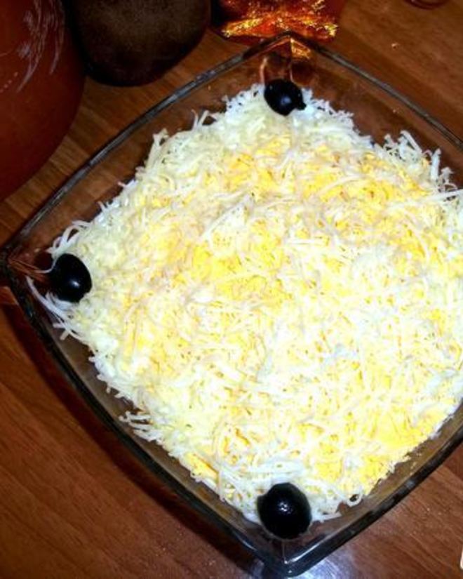 Рецепт декабрьской мимозы