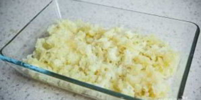 Рецепт мимозы с горбушей