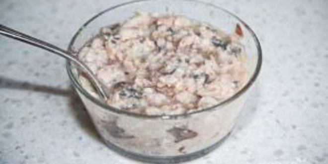 Рецепт мимозы с горбушей