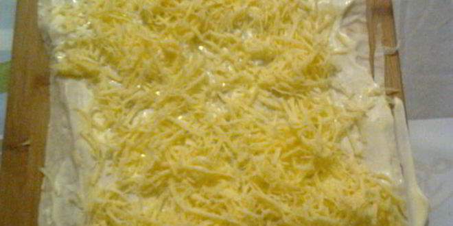 Рецепт мимозы в рулете из лаваша