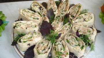 Рецепт Рулета Мимоза