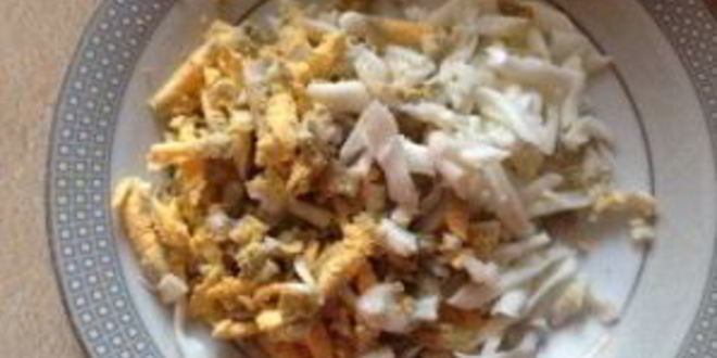 Рецепт салата альтернативная мимоза