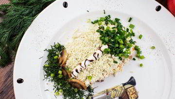 Рецепт Салат Мимозы Березы