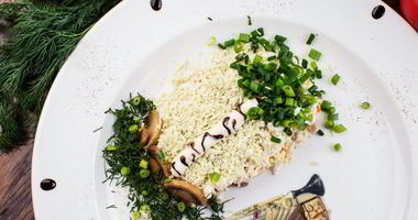 Рецепт Салат Мимозы Березы