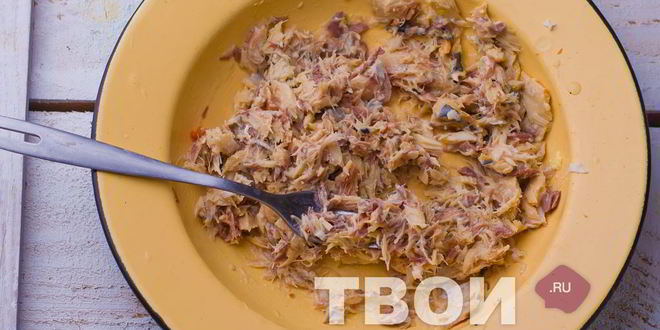 Рецепт салата мимоза из консервов