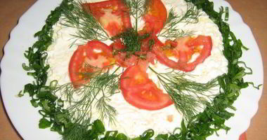 Рецепт Салата Мимоза классическая с лососем