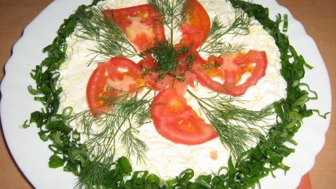 Рецепт салата мимоза классическая с лососем