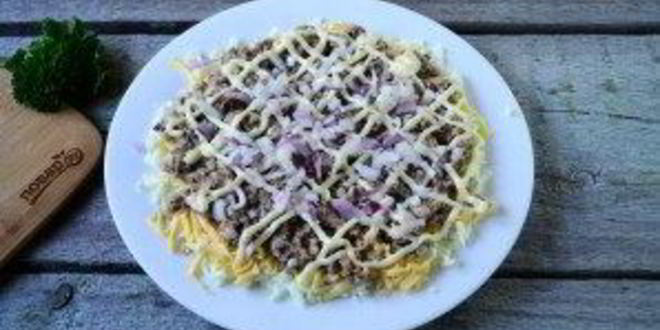 Рецепт салата мимоза классический слоеный