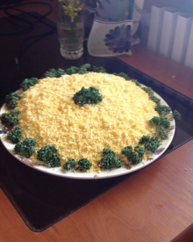 Рецепт салата мимоза классический