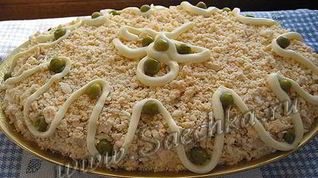 Рецепт Салата Мимоза с горбушей