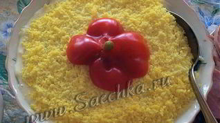 Рецепт Салата Мимоза с консервами