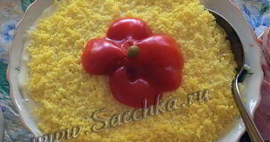 Рецепт Салата Мимоза с консервами