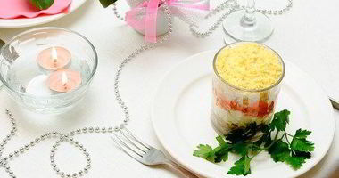 Рецепт Салата Мимоза с крабами