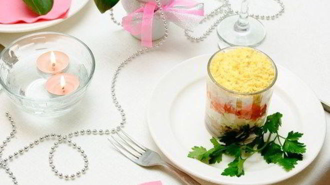 Рецепт салата мимоза с крабами