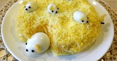 Рецепт Салата Мимоза с мышками