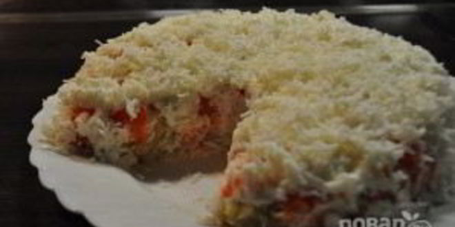 Рецепт салата мимоза с мышками