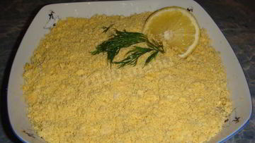 Рецепт Салата Мимоза с сардиной и сыром