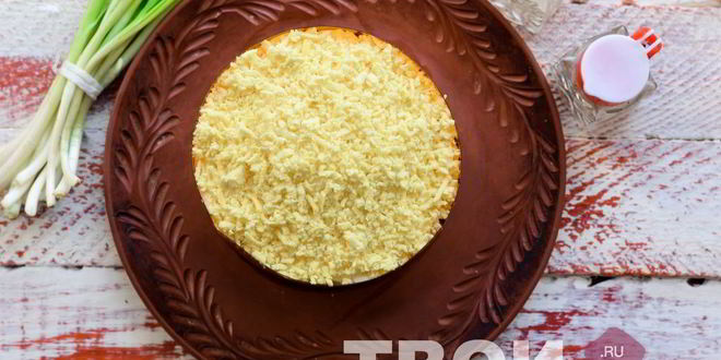 Рецепт салата мимоза с сыром