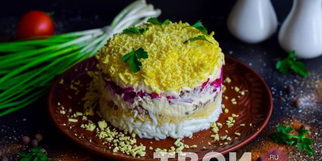 Рецепт салата мимоза с сыром