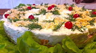 Рецепт Салата Мимоза с тунцом