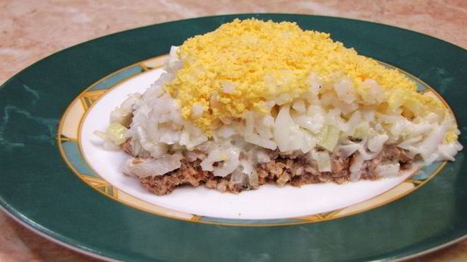 Рецепт салата мимоза