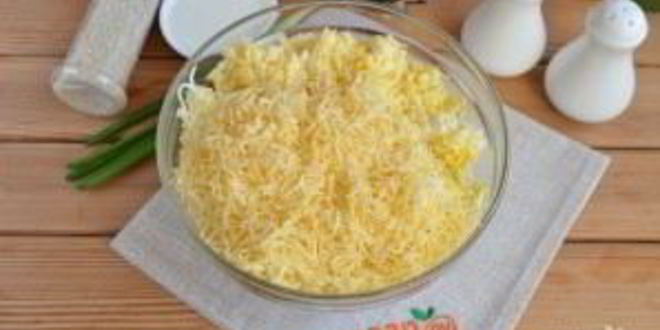 Рецепт салатных шариков мимоза