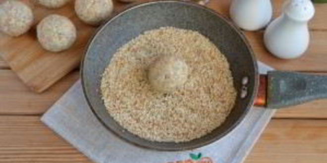 Рецепт салатных шариков мимоза