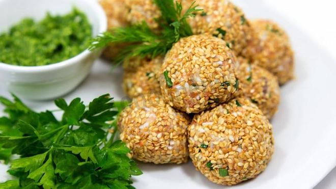 Рецепт салатных шариков