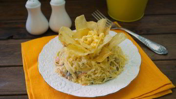 Рецепт Салата Орхидея с курицей