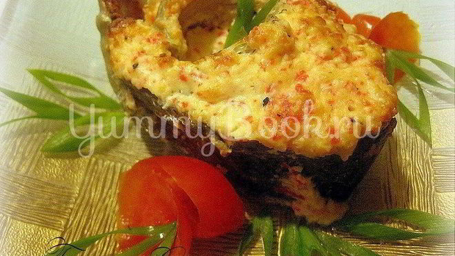 Рецепт форели под крабовой шубкой