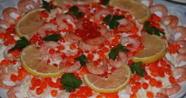 Рецепт Креветок под шубой