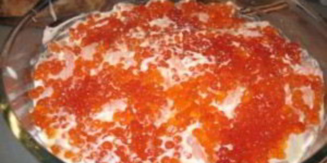 Рецепт креветок под шубой