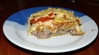 Рецепт Печени под шубой