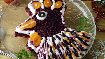 Рецепт Петушка под шубой из селедки