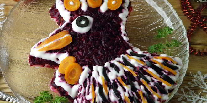 Рецепт Петушка под шубой из селедки