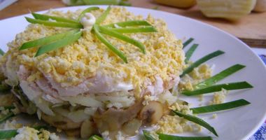 Рецепт Салата грибы под шубой