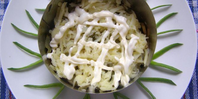 Рецепт салата грибы под шубой