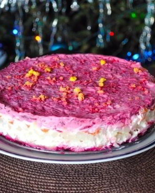 Рецепт салата сельдь под шубой