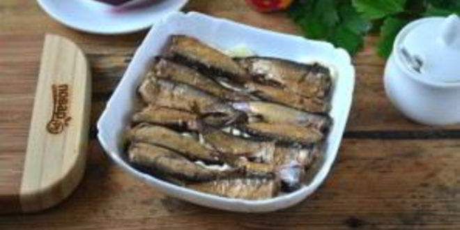 Рецепт салата шпроты под шубой