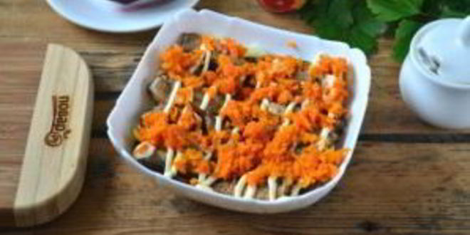 Рецепт салата шпроты под шубой