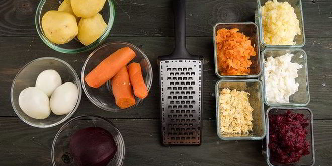 Рецепт сельди под яркой шубкой