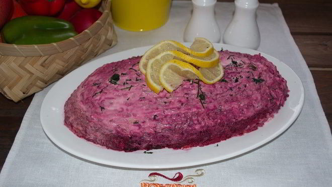 Рецепт селедки под шубой без яблок и яиц