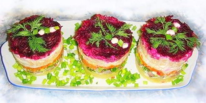 Рецепт Селедки под шубой классическая