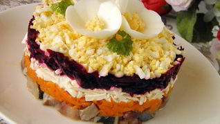 Рецепт Селедки под шубой по-новому