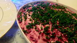 Рецепт Селедки под шубой с яблоком