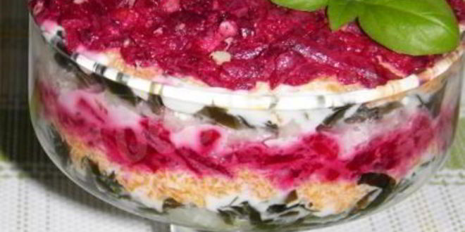 Рецепт Вегетарианской селедки под шубой