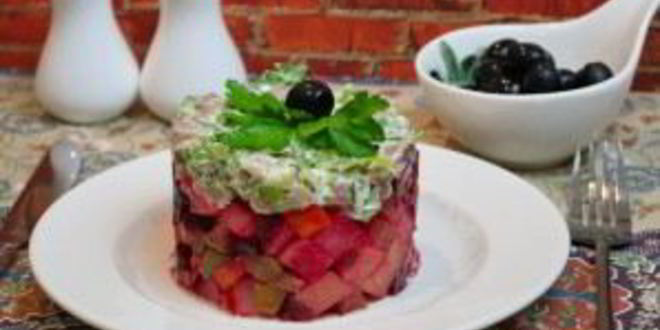 Рецепт винегрета под шубой