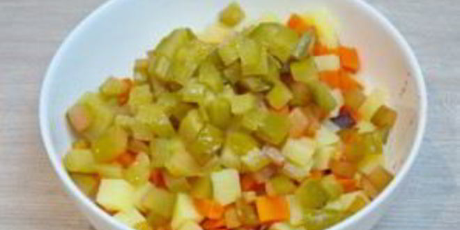 Рецепт винегрета под шубой